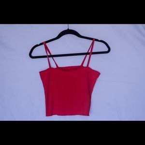 Cherry Red Spaghetti Strap